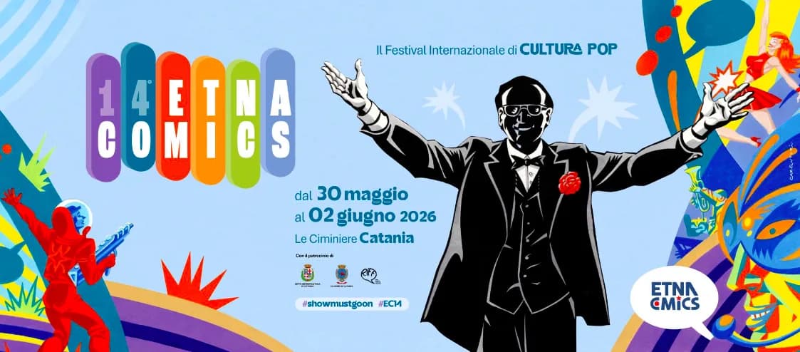 Etna Comics, a Pippo Baudo è dedicato il nuovo manifesto