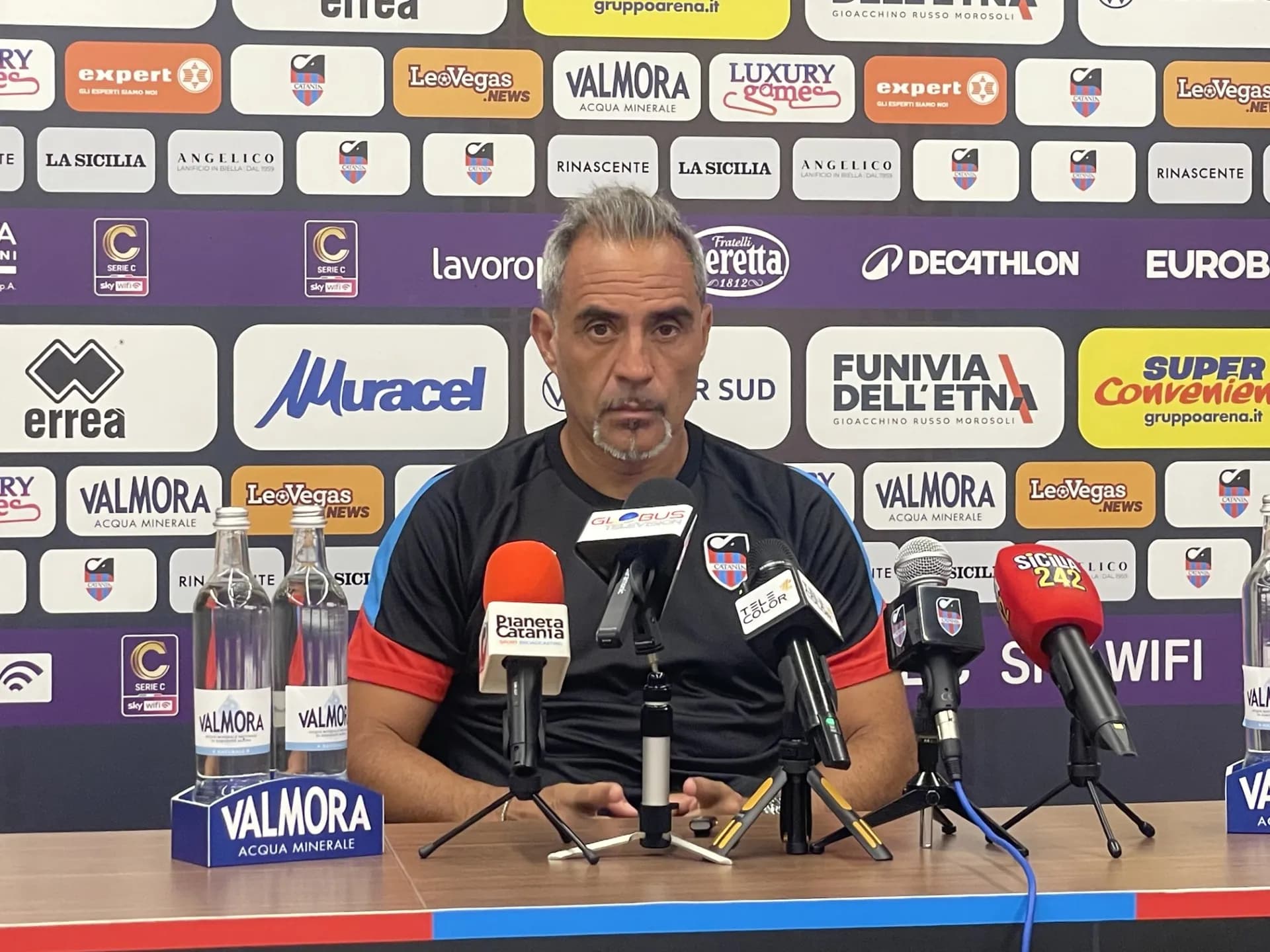 Catania, contro la Casertana altra brusca frenata