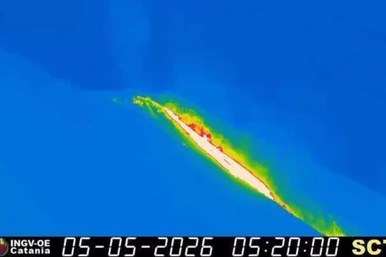Stromboli, attività effusiva in aumento