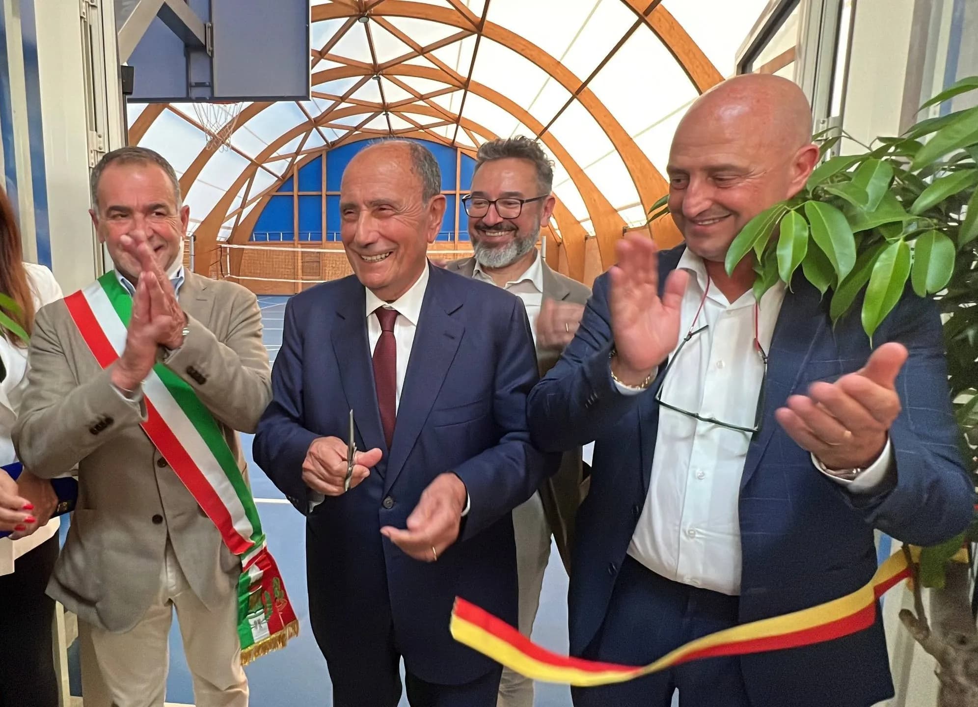 Istruzione, inaugurata la nuova palestra dell’Istituto “Cassarà-Guida”