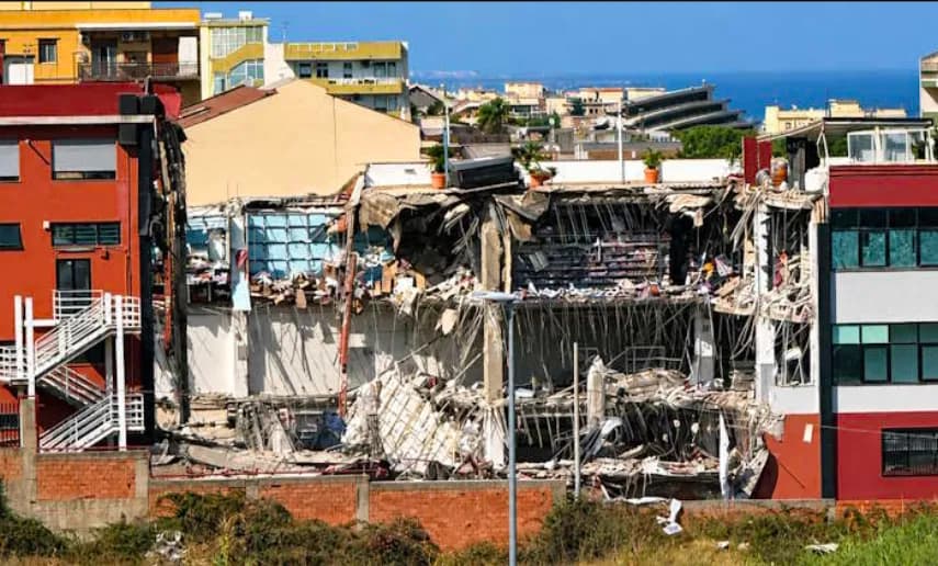 Messina: crolla una palazzina, diversi feriti, si temono vittime e dispersi