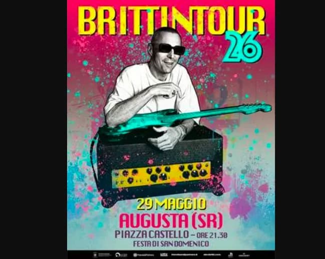 Alex Britti nuovo viaggio musicale, prima tappa ad Augusta