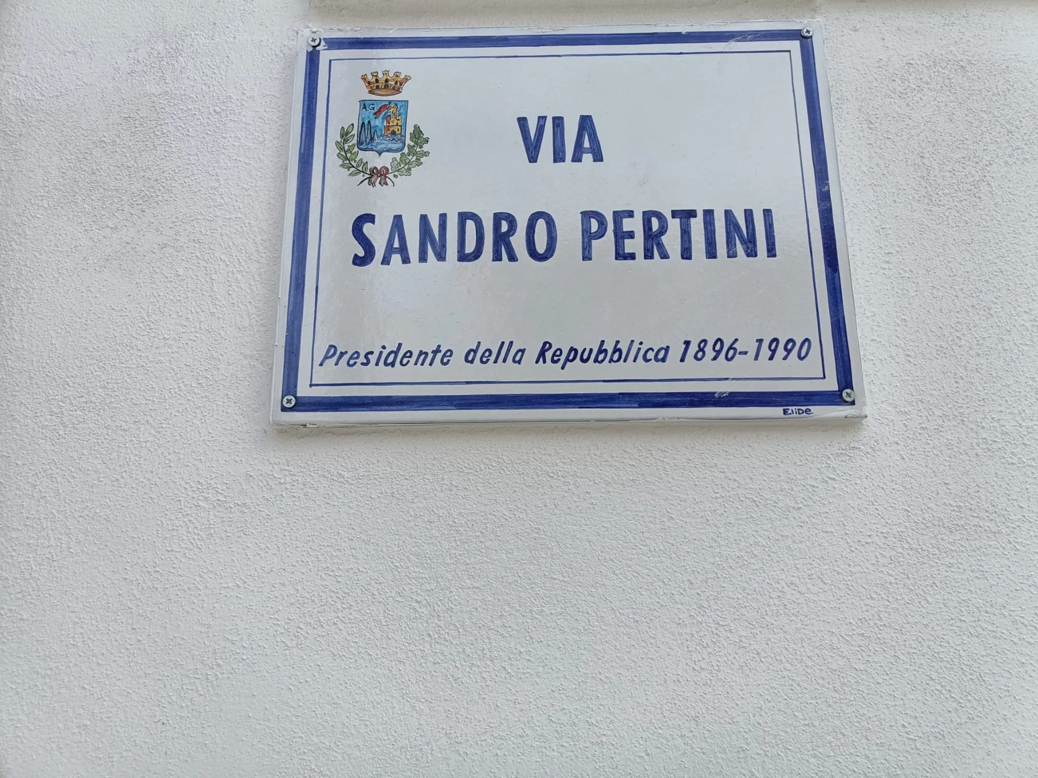 Acireale (Ct) dedica una strada a Sandro Pertini
