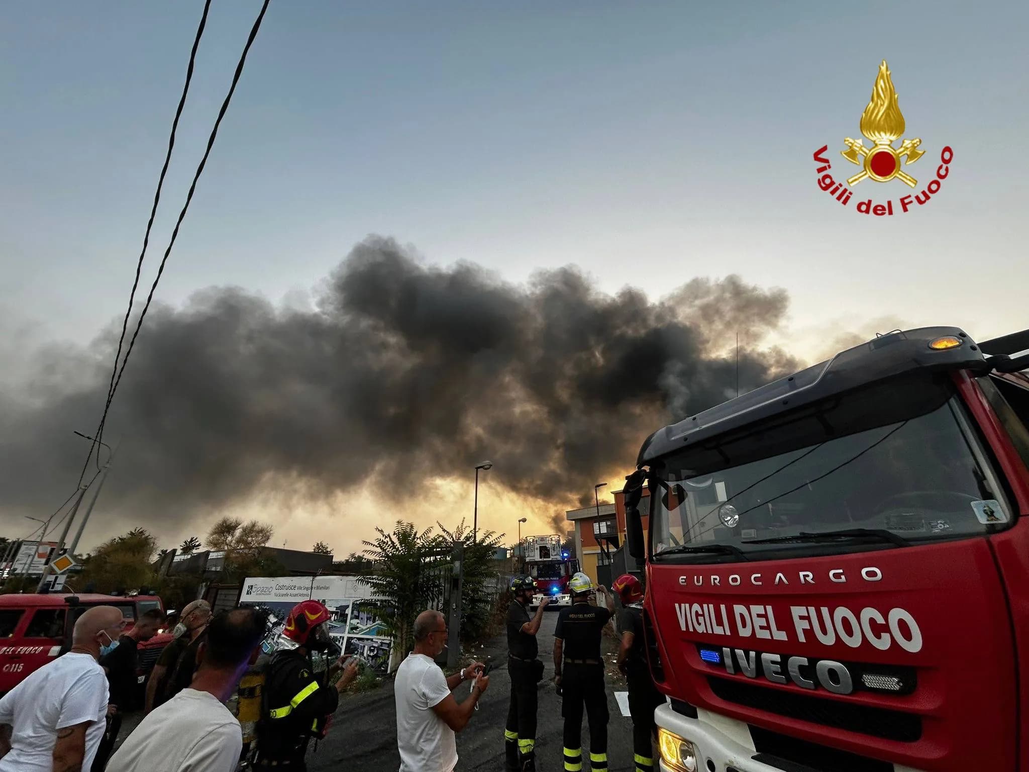 Incendi Aci Sant'Antonio