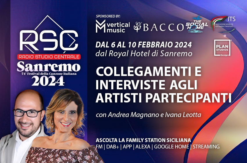 Radio Studio Centrale torna a Sanremo per la 74esima edizione del Festival